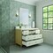 James Martin Vanities 48'' Sgl Vanity, Sunwashed Oak W/ Embossed Shagreen W/ Sgl Hole 3CM Wht Zeus Quartz Top & Bcksplsh D604-V48-SHG-1WZ - alternate 3